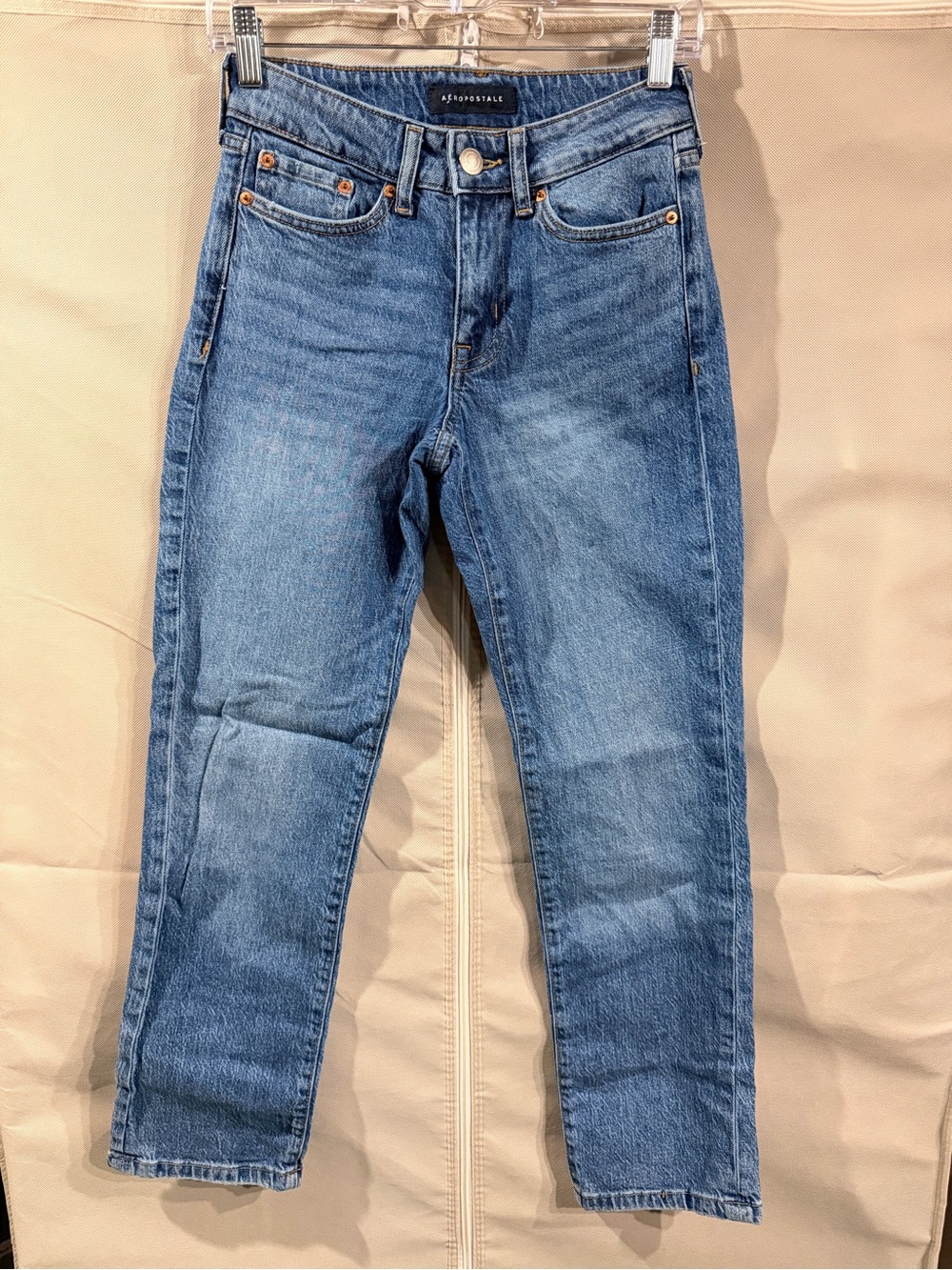 Aeropostale Woman’s  Light Blue Slim Straight Jeans